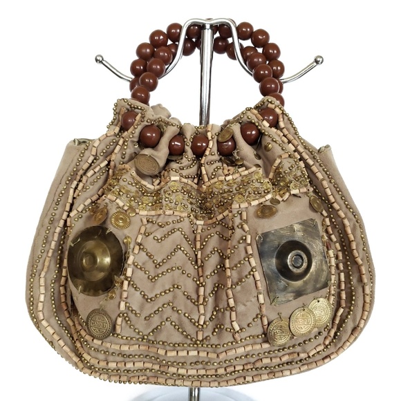 Aldo Handbags - ALDO boho beaded medallion handbag embellished bag